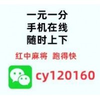 24小时在线红中麻将群跑得快一元一分升级完成