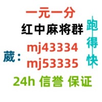 （休闲娱乐）24小时一元一分红中麻将群（24h信誉）